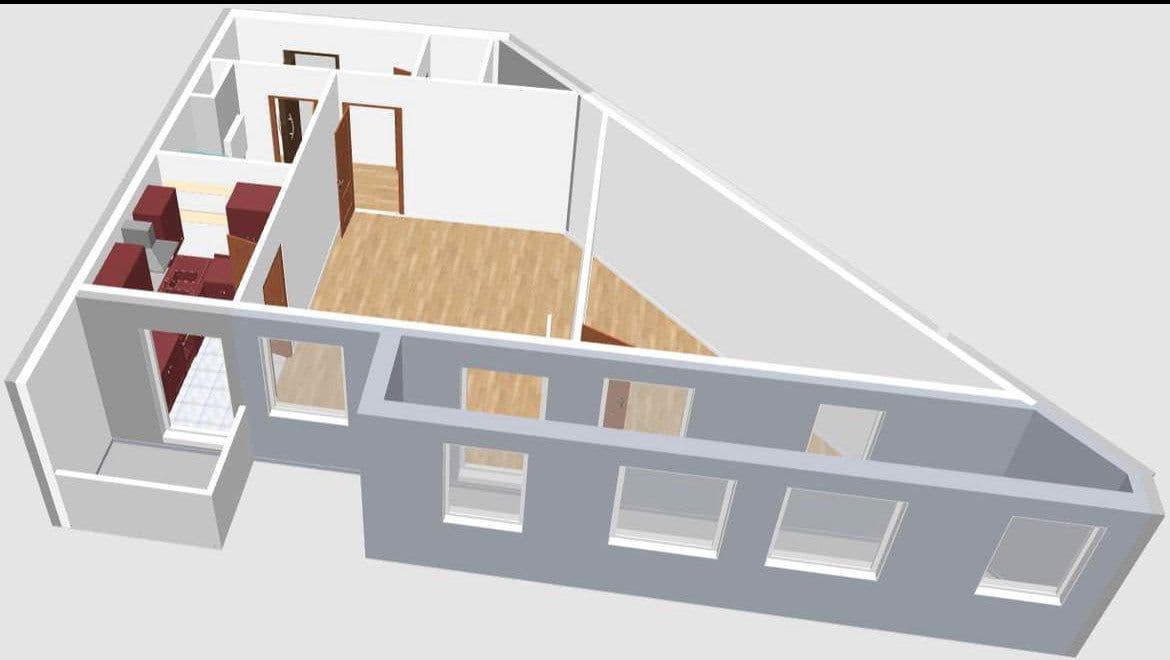 Pronájem bytu 2+kk 48 m², Karlsruhe-Waldstadt, Bádensko-Württembersko Pronájem bytu 2+kk 48 m², Karlsruhe-Waldstadt, Bádensko-Württembersko