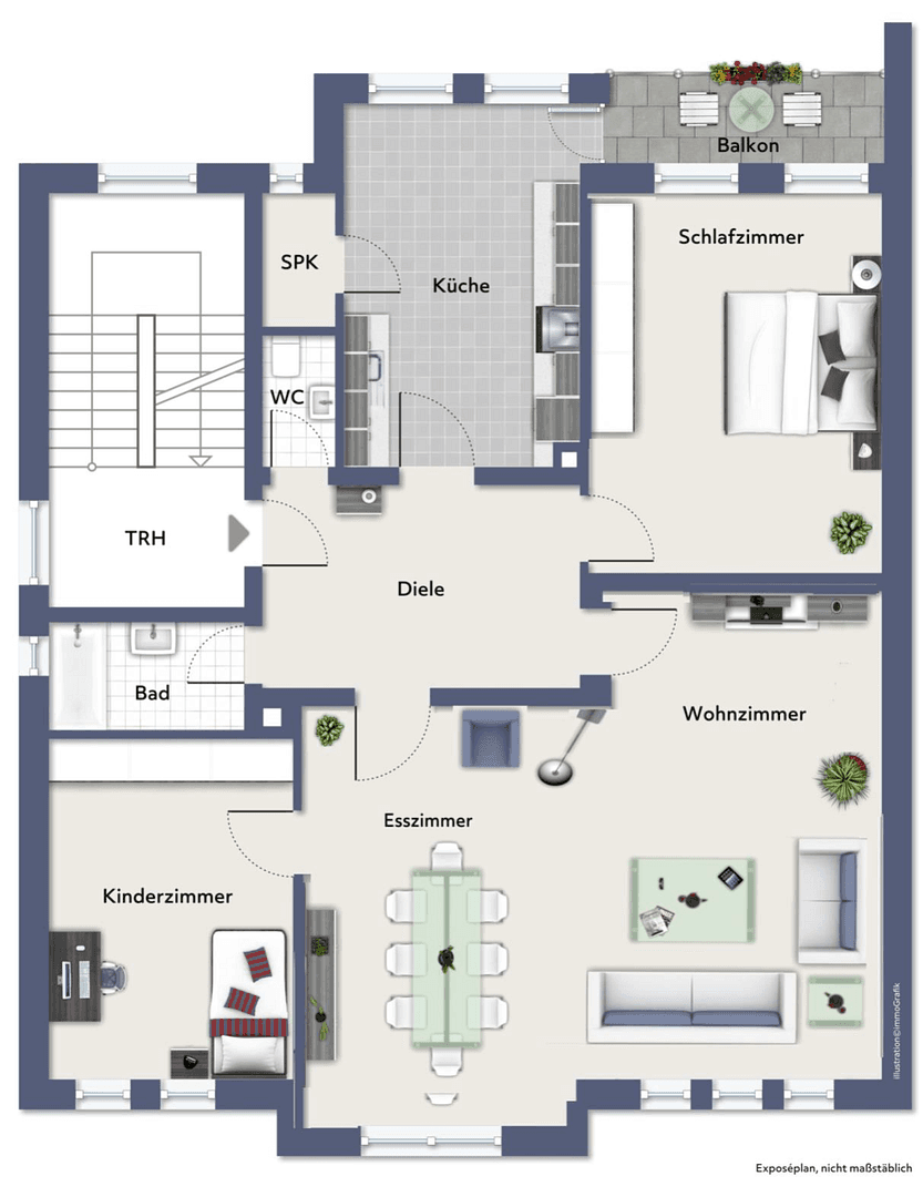 Pronájem bytu 4+kk 112 m², In der Hülsche 10, Hagen-Haspe, Severní Porýní-Vestfálsko Pronájem bytu 4+kk 112 m², In der Hülsche 10, Hagen-Haspe, Severní Porýní-Vestfálsko