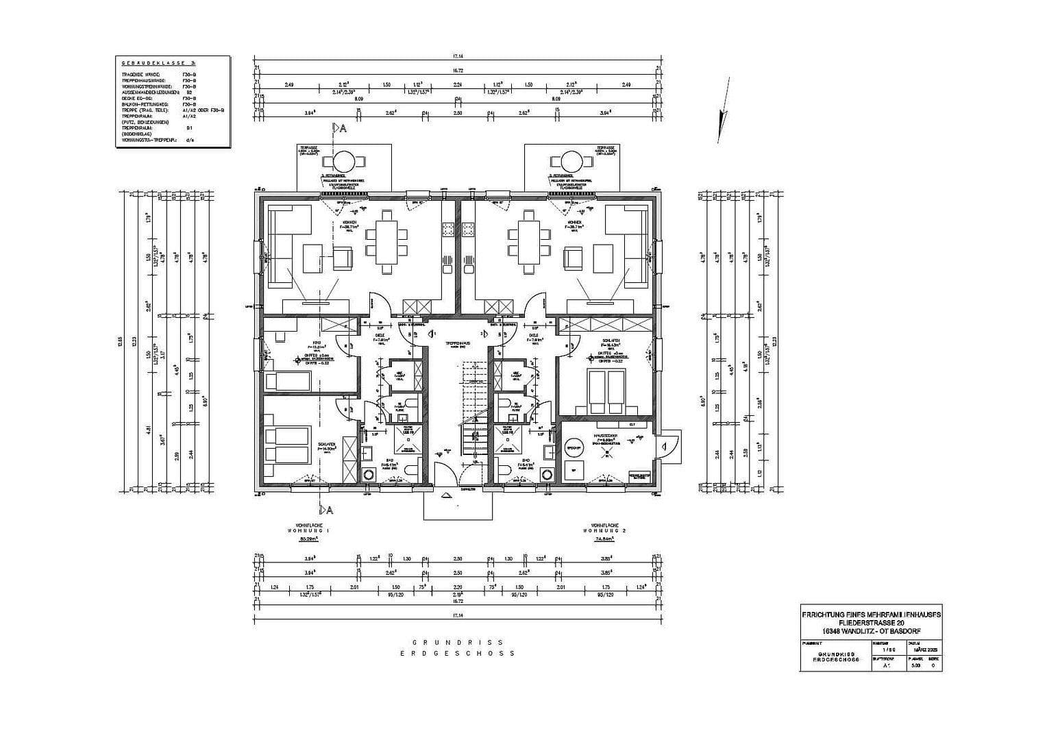 Pronájem bytu 3+1 85 m², Fliederstraße 29, Wandlitz, Braniborsko Pronájem bytu 3+1 85 m², Fliederstraße 29, Wandlitz, Braniborsko