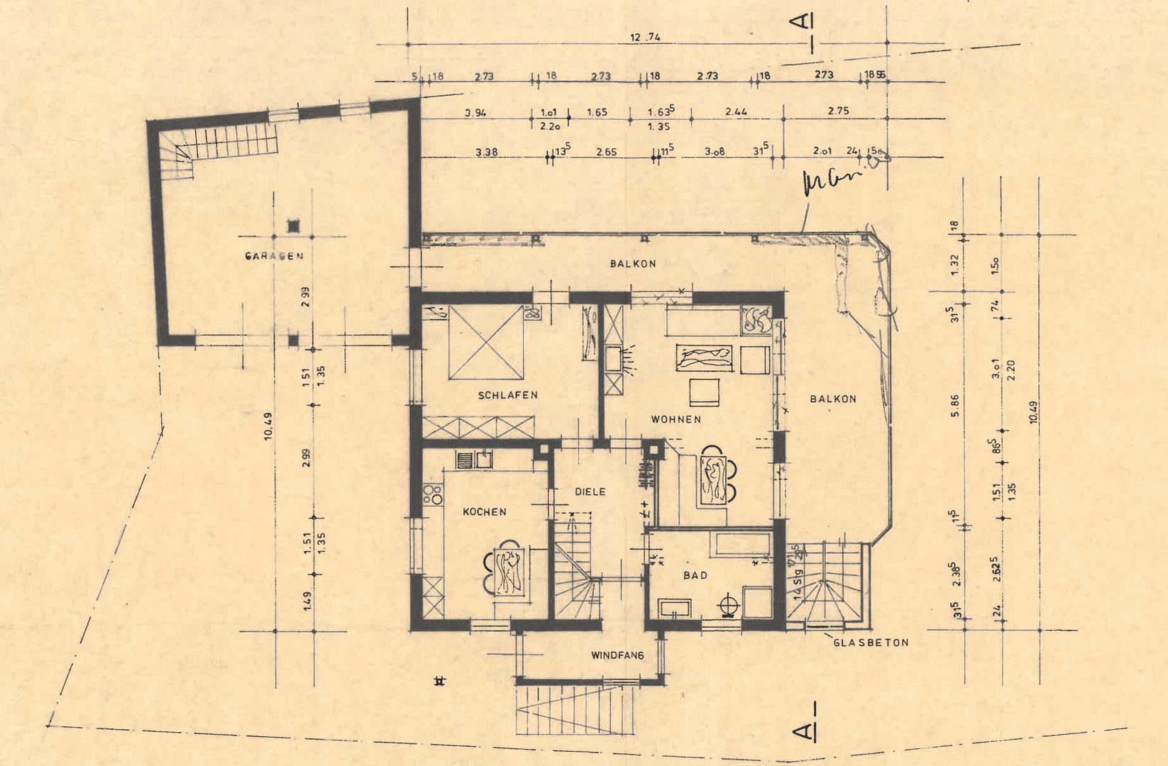 Prodej domu 135 m², pozemek 689 m², Bad Bocklet, Bavorsko Prodej domu 135 m², pozemek 689 m², Bad Bocklet, Bavorsko