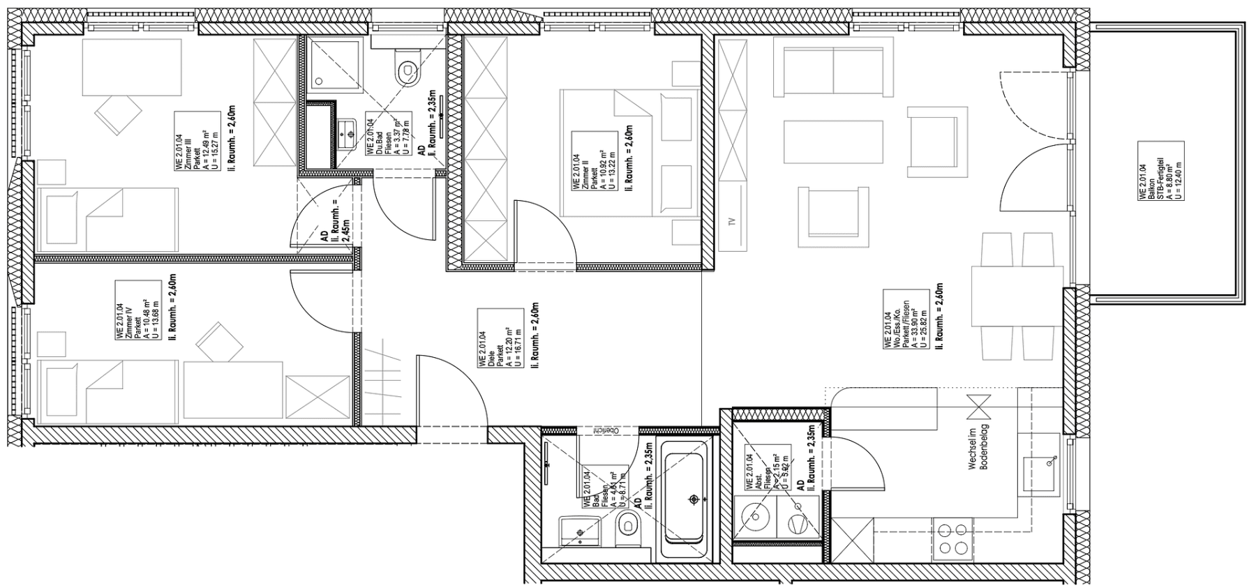 Prodej bytu 4+1 95 m², Köln-Vogelsang, Severní Porýní-Vestfálsko Prodej bytu 4+1 95 m², Köln-Vogelsang, Severní Porýní-Vestfálsko