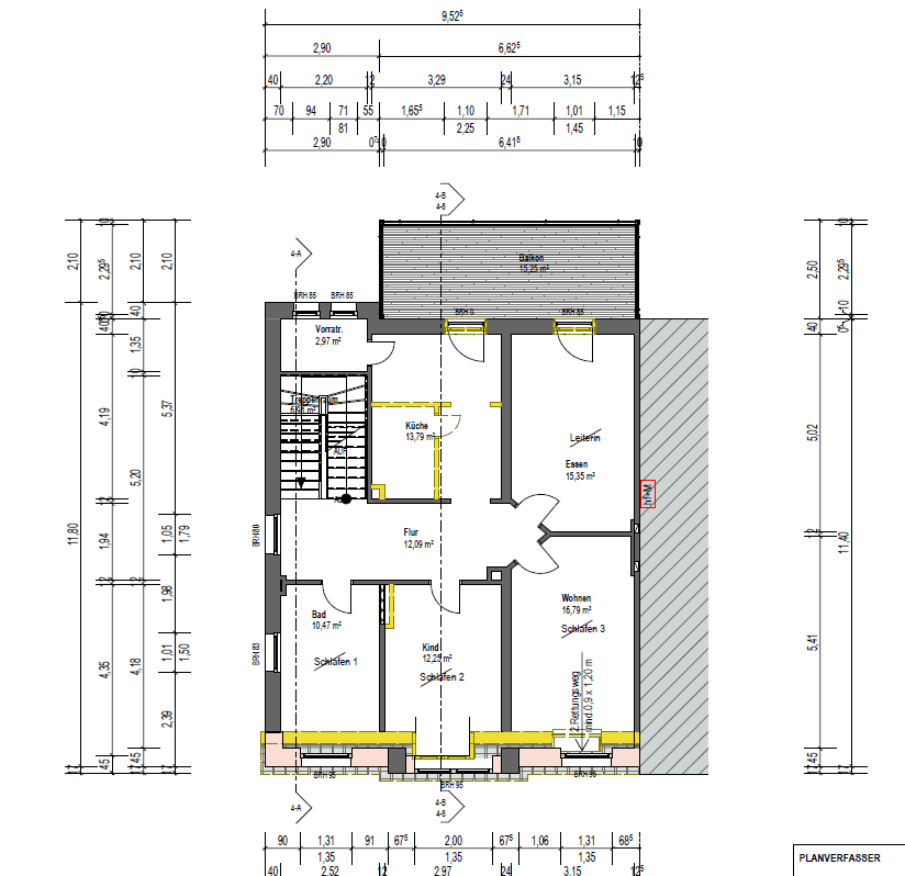 Pronájem bytu 3+1 86 m², Werler Straße 106, Hamm, Severní Porýní-Vestfálsko Pronájem bytu 3+1 86 m², Werler Straße 106, Hamm, Severní Porýní-Vestfálsko