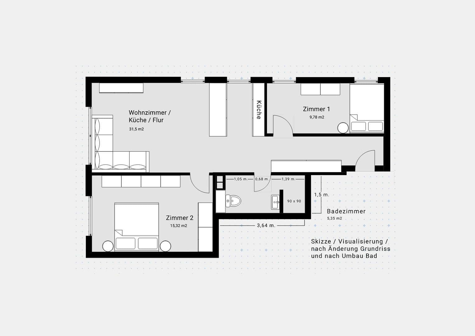 Prodej bytu 3+1 62 m², Grüner Weg, Norderstedt, Šlesvicko-Holštýnsko Prodej bytu 3+1 62 m², Grüner Weg, Norderstedt, Šlesvicko-Holštýnsko