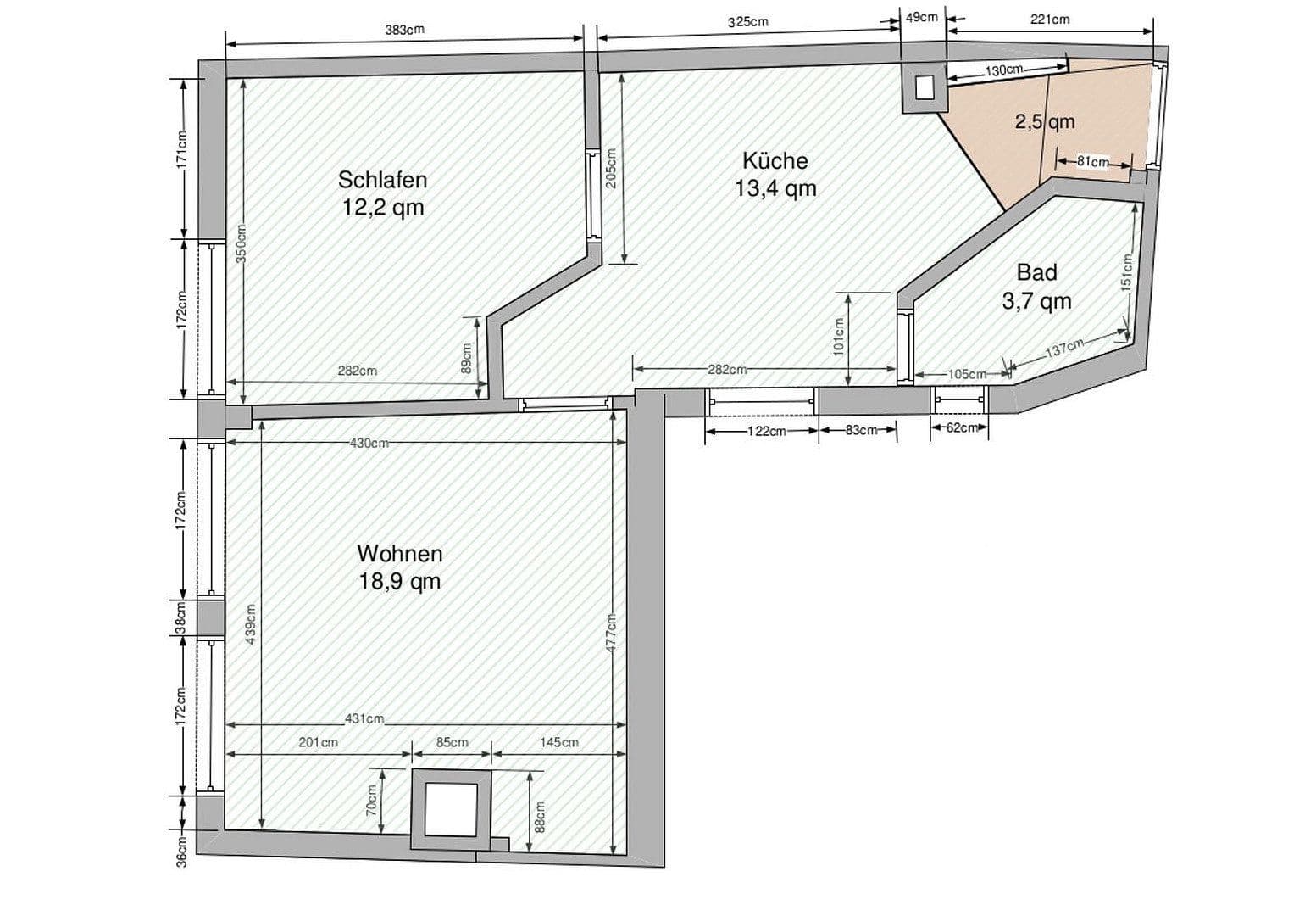 Pronájem bytu 2+1 50 m², Weimar, Durynsko Pronájem bytu 2+1 50 m², Weimar, Durynsko