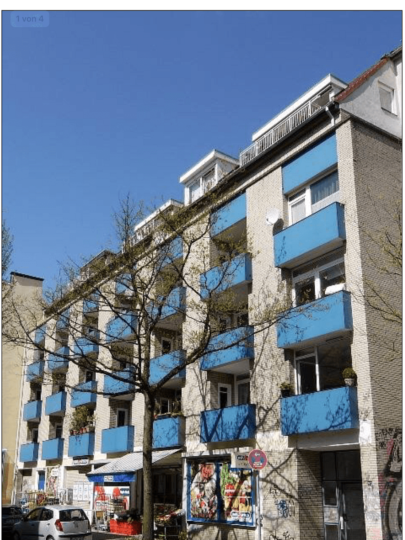 Prodej bytu 1+1 34 m², Holländische Reihe 50, Hamburg, Hamburg Prodej bytu 1+1 34 m², Holländische Reihe 50, Hamburg, Hamburg