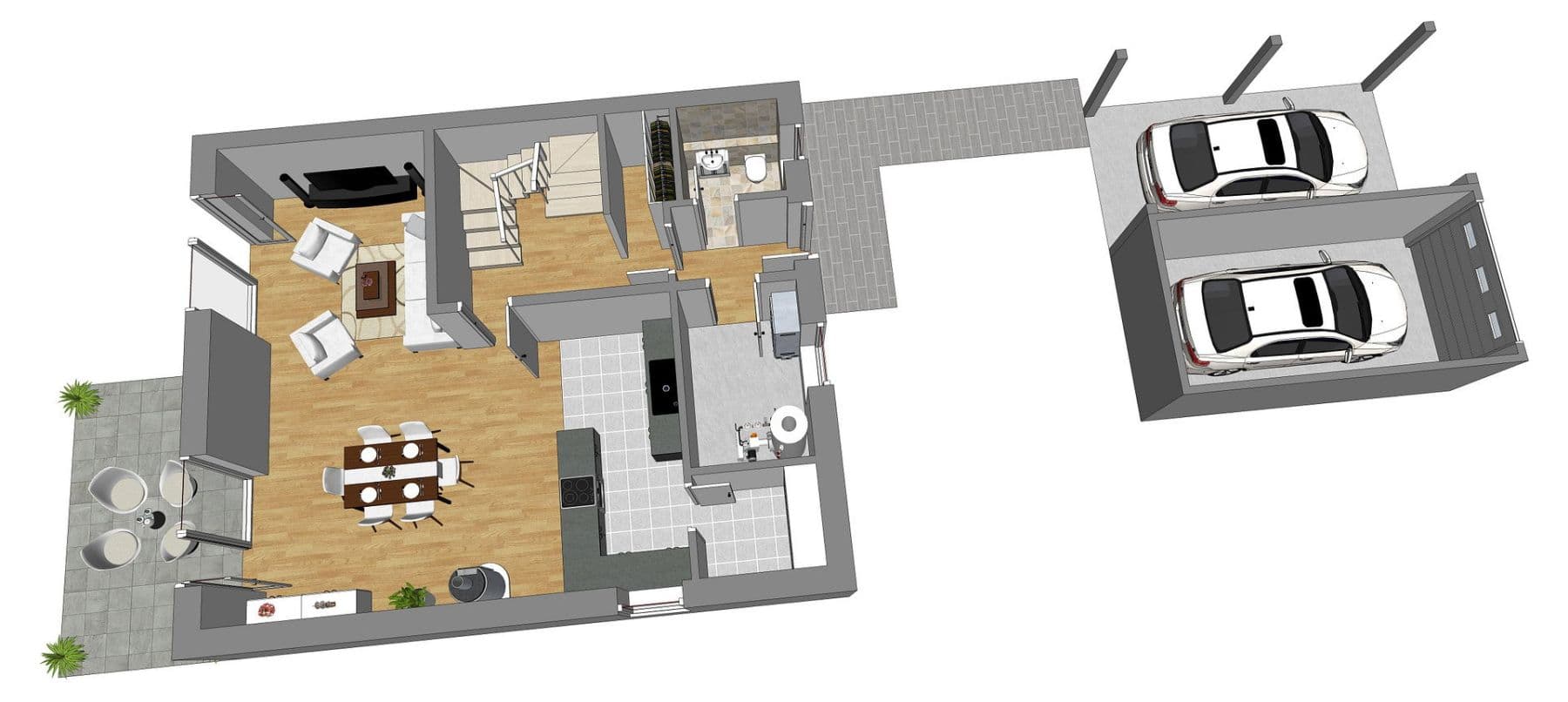Prodej domu 128 m², pozemek 445 m², Niedertaufkirchen, Bavorsko Prodej domu 128 m², pozemek 445 m², Niedertaufkirchen, Bavorsko