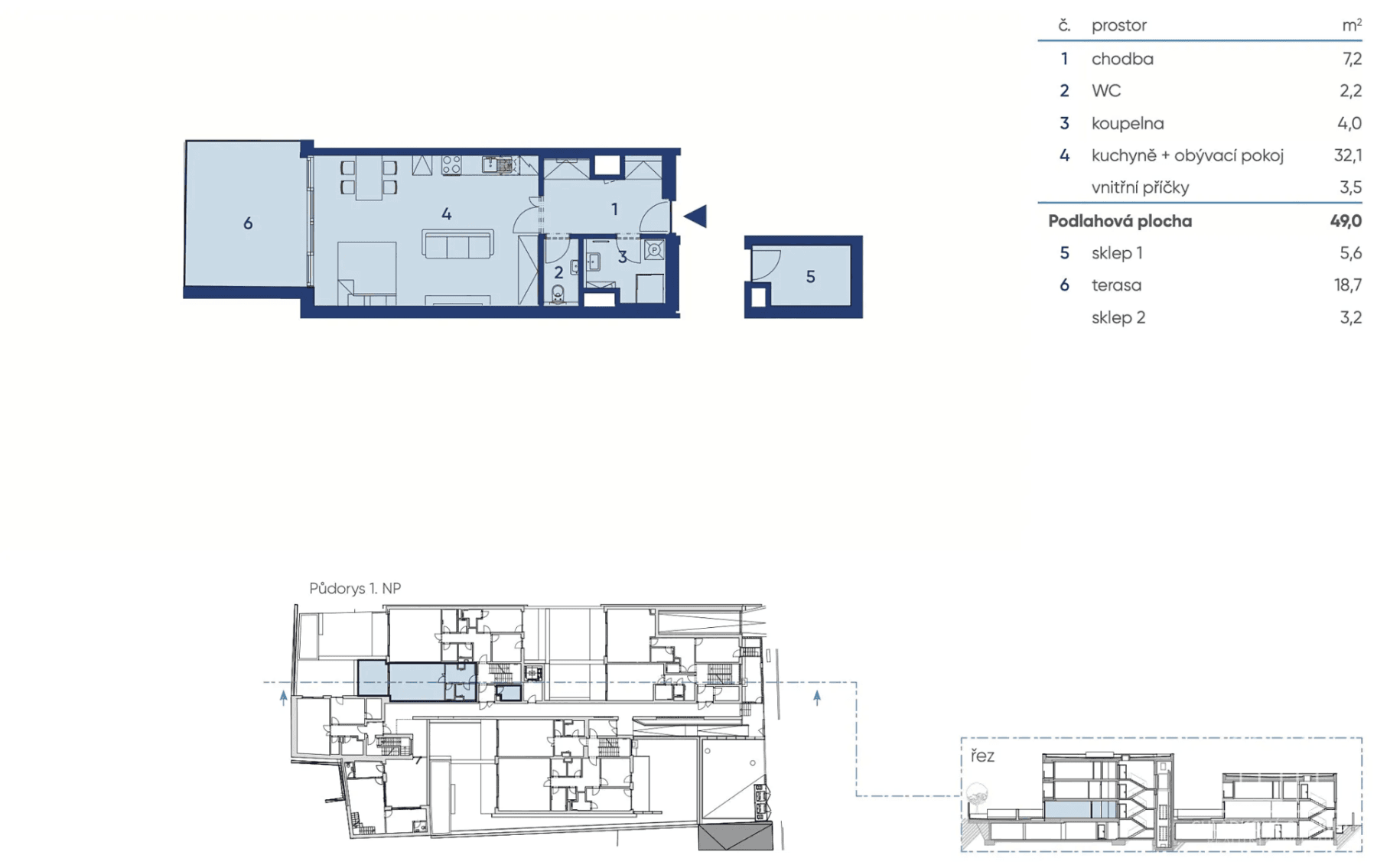 Pronájem bytu 1+kk 49 m², Cukerní, Praha, Praha Pronájem bytu 1+kk 49 m², Cukerní, Praha, Praha