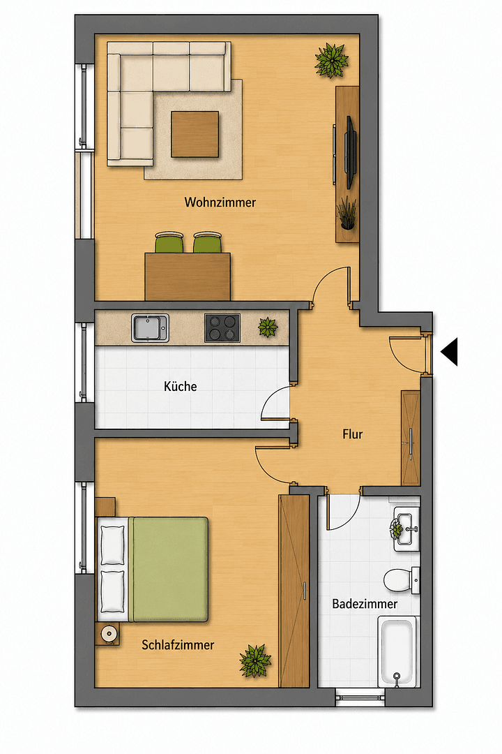 Prodej bytu 2+1 49 m², Frankfurt am Main, Hessen Prodej bytu 2+1 49 m², Frankfurt am Main, Hessen