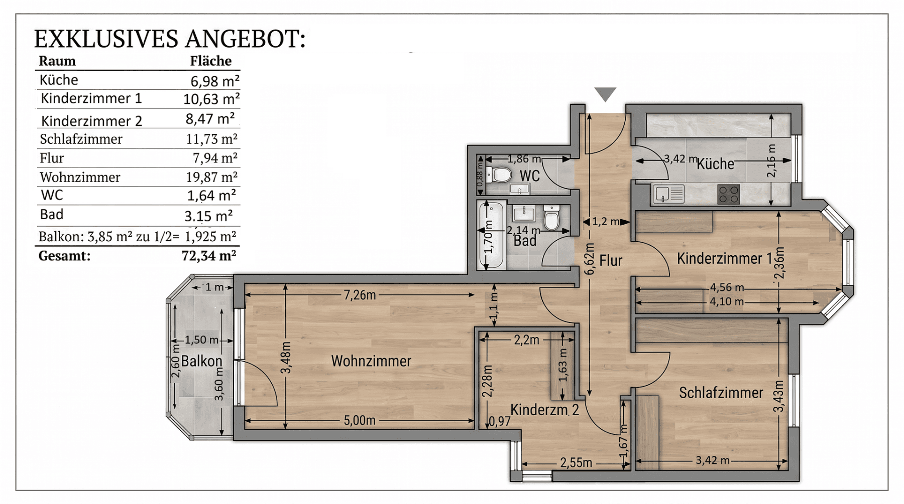 Prodej bytu 4+1 73 m², Unterschleißheim, Bavorsko Prodej bytu 4+1 73 m², Unterschleißheim, Bavorsko