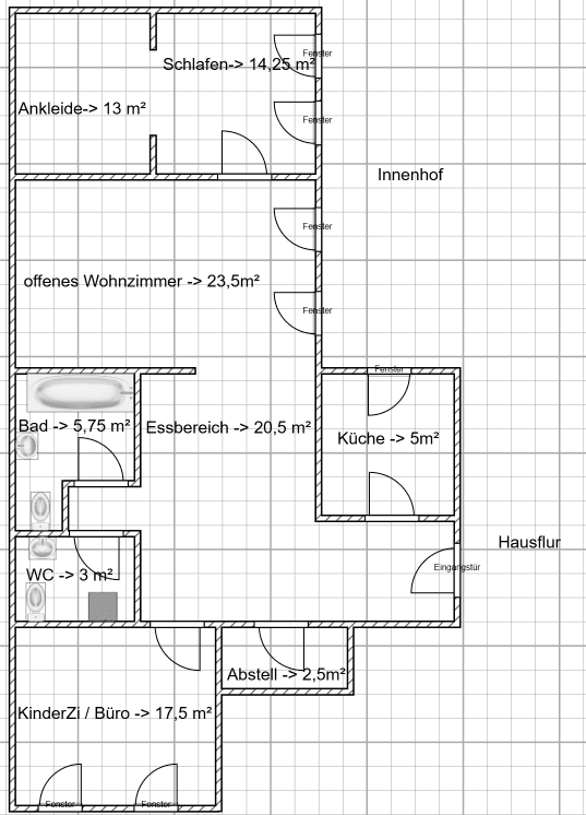 Pronájem bytu 3+1 105 m², Hanielstraße 31, Essen, Severní Porýní-Vestfálsko Pronájem bytu 3+1 105 m², Hanielstraße 31, Essen, Severní Porýní-Vestfálsko