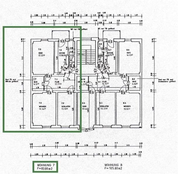 Prodej bytu 3+1 84 m², Käthe-Kollwitz-Ufer 31, Dresden, Sasko Prodej bytu 3+1 84 m², Käthe-Kollwitz-Ufer 31, Dresden, Sasko