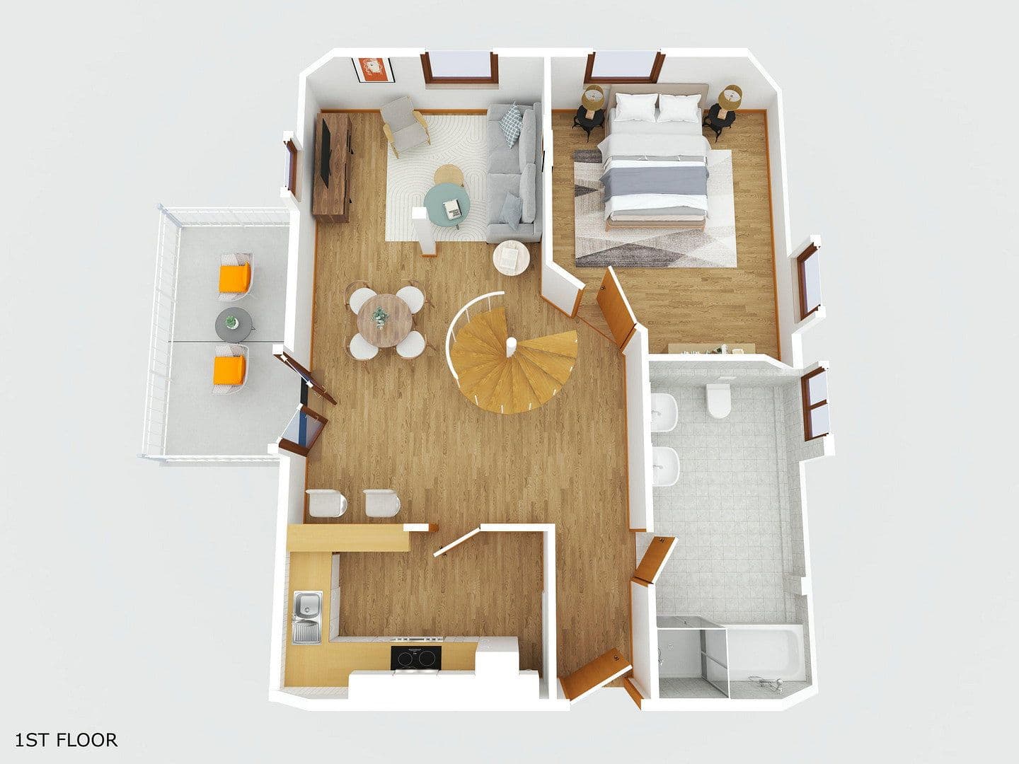 Pronájem bytu 3+1 83 m², Schönberg, Bavorsko Pronájem bytu 3+1 83 m², Schönberg, Bavorsko
