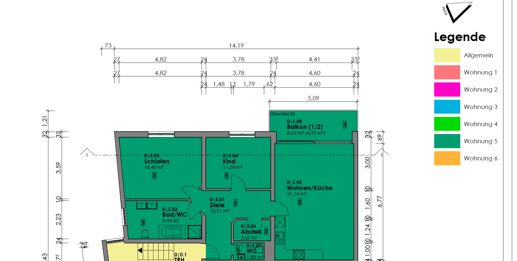 Pronájem bytu 3+1 88 m², Luttinger Straße 30a, Laufenburg (Baden), Bádensko-Württembersko Pronájem bytu 3+1 88 m², Luttinger Straße 30a, Laufenburg (Baden), Bádensko-Württembersko