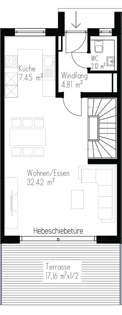 Pronájem domu 134 m², pozemek 243 m², Mering, Bavorsko Pronájem domu 134 m², pozemek 243 m², Mering, Bavorsko