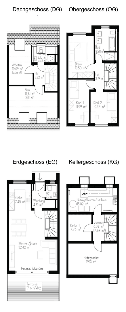 Pronájem domu 134 m², pozemek 243 m², Mering, Bavorsko Pronájem domu 134 m², pozemek 243 m², Mering, Bavorsko