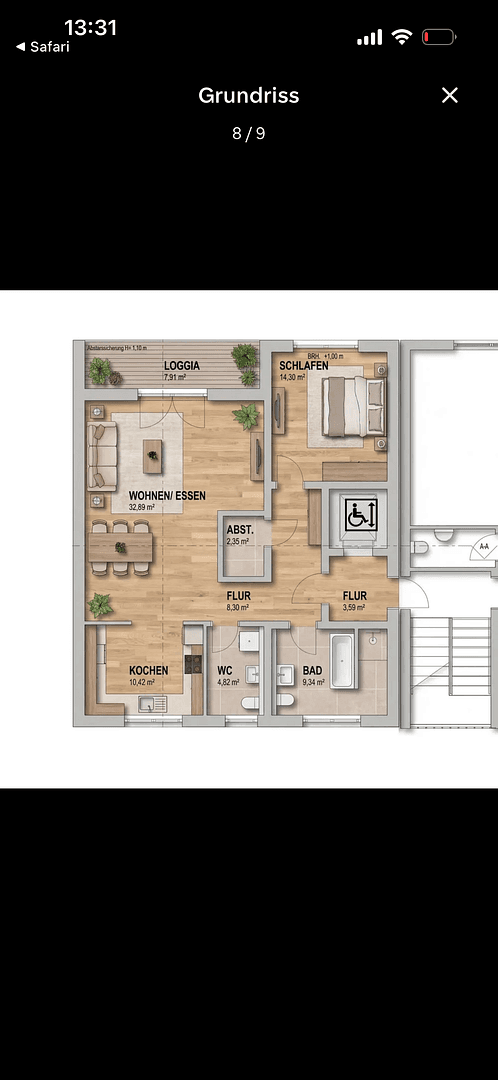 Pronájem bytu 2+1 85 m², Kaiserslautern, Porýní-Falc Pronájem bytu 2+1 85 m², Kaiserslautern, Porýní-Falc