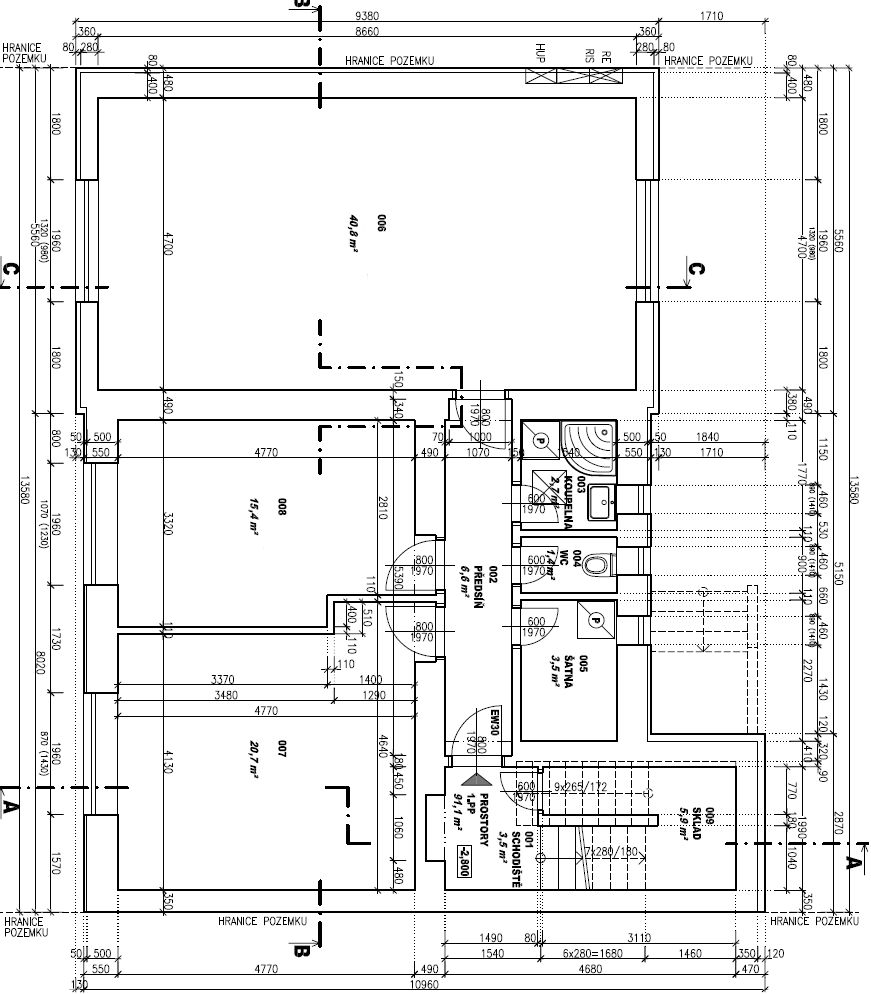 Pronájem bytu 3+kk 91 m², Na Šedivé, Praha, Praha Pronájem bytu 3+kk 91 m², Na Šedivé, Praha, Praha