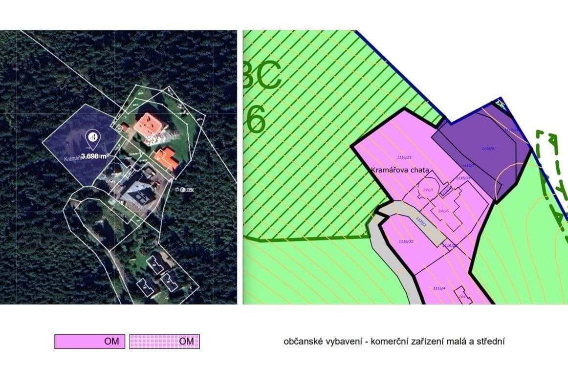 Prodej pozemku 3.698 m², Orličky, Pardubický kraj Prodej pozemku 3.698 m², Orličky, Pardubický kraj