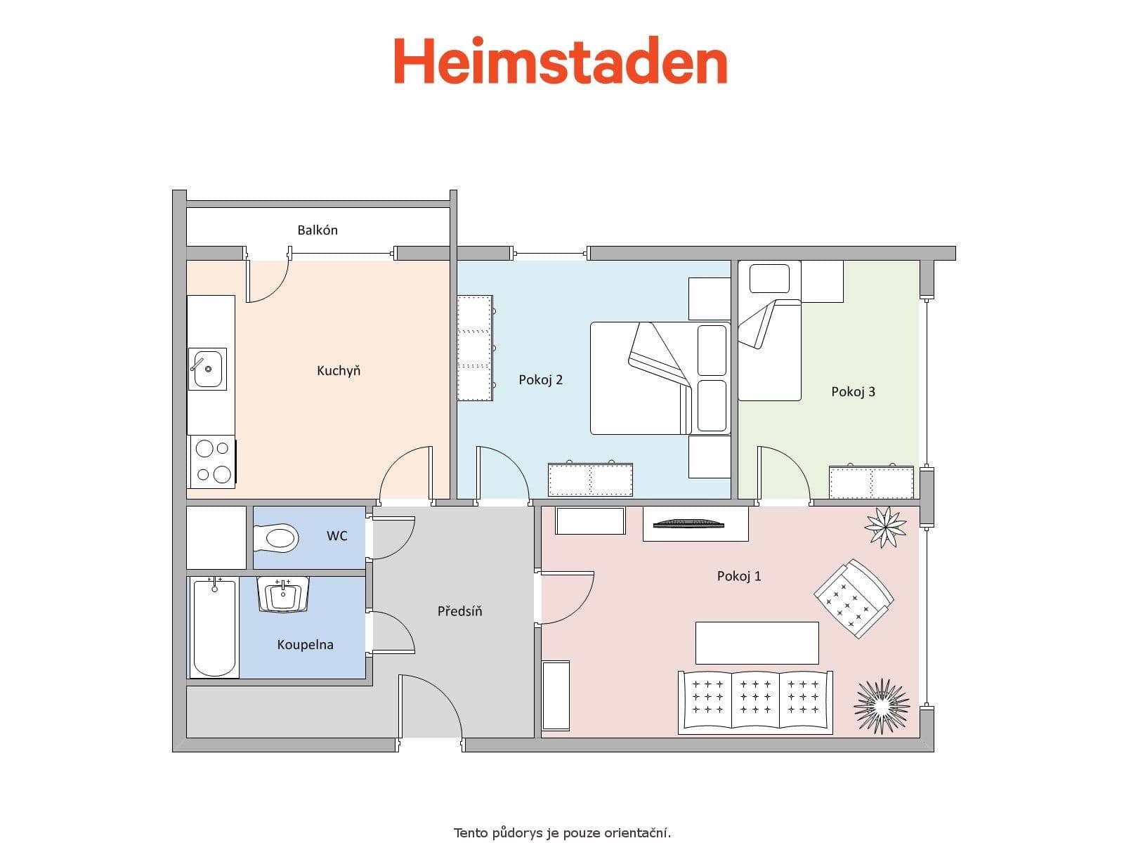 Pronájem bytu 3+1 66 m², Československé armády, Frýdek-Místek, Moravskoslezský kraj Pronájem bytu 3+1 66 m², Československé armády, Frýdek-Místek, Moravskoslezský kraj
