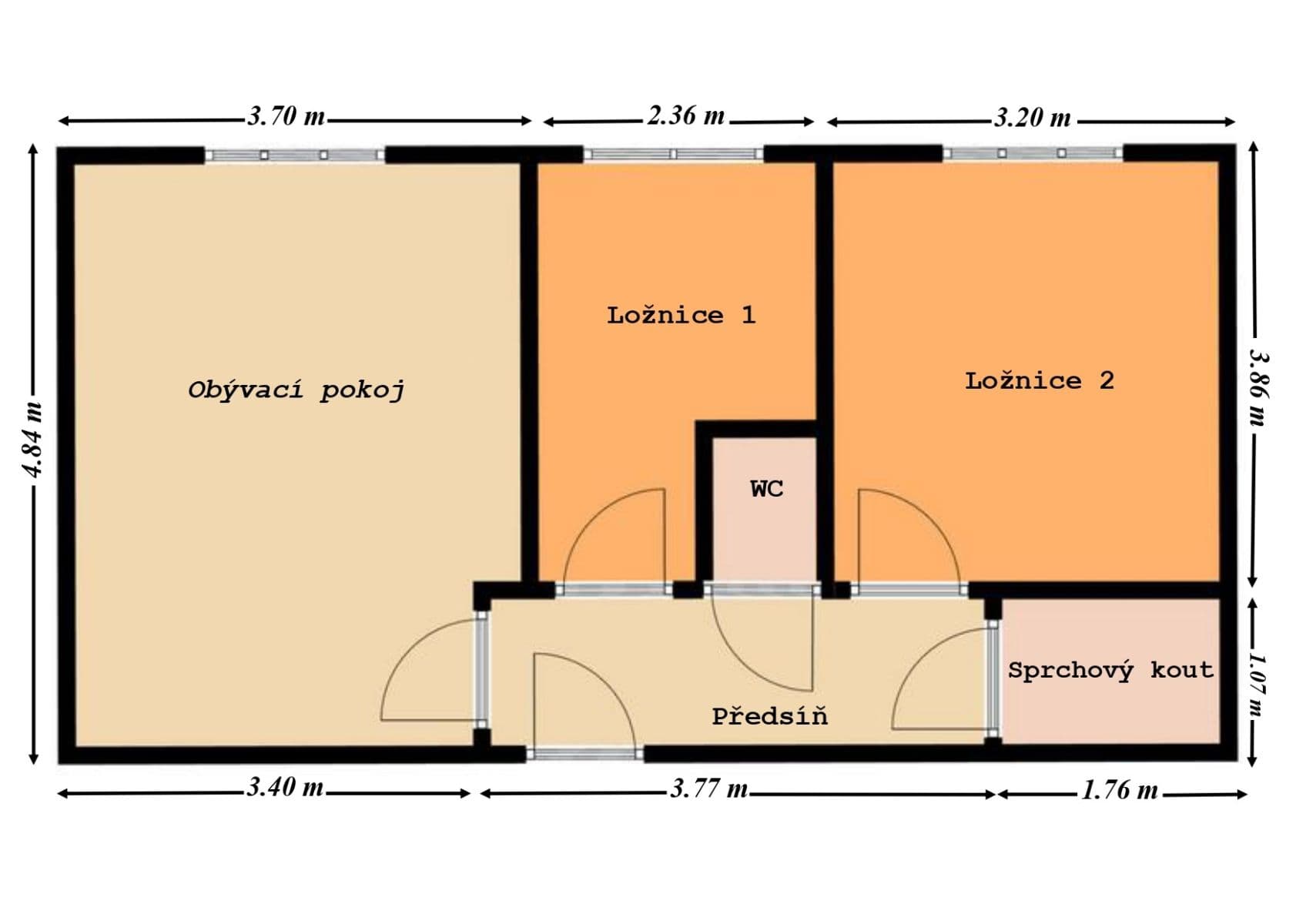 Prodej bytu 3+kk 51 m², Jičínská, Mladá Boleslav, Středočeský kraj Prodej bytu 3+kk 51 m², Jičínská, Mladá Boleslav, Středočeský kraj
