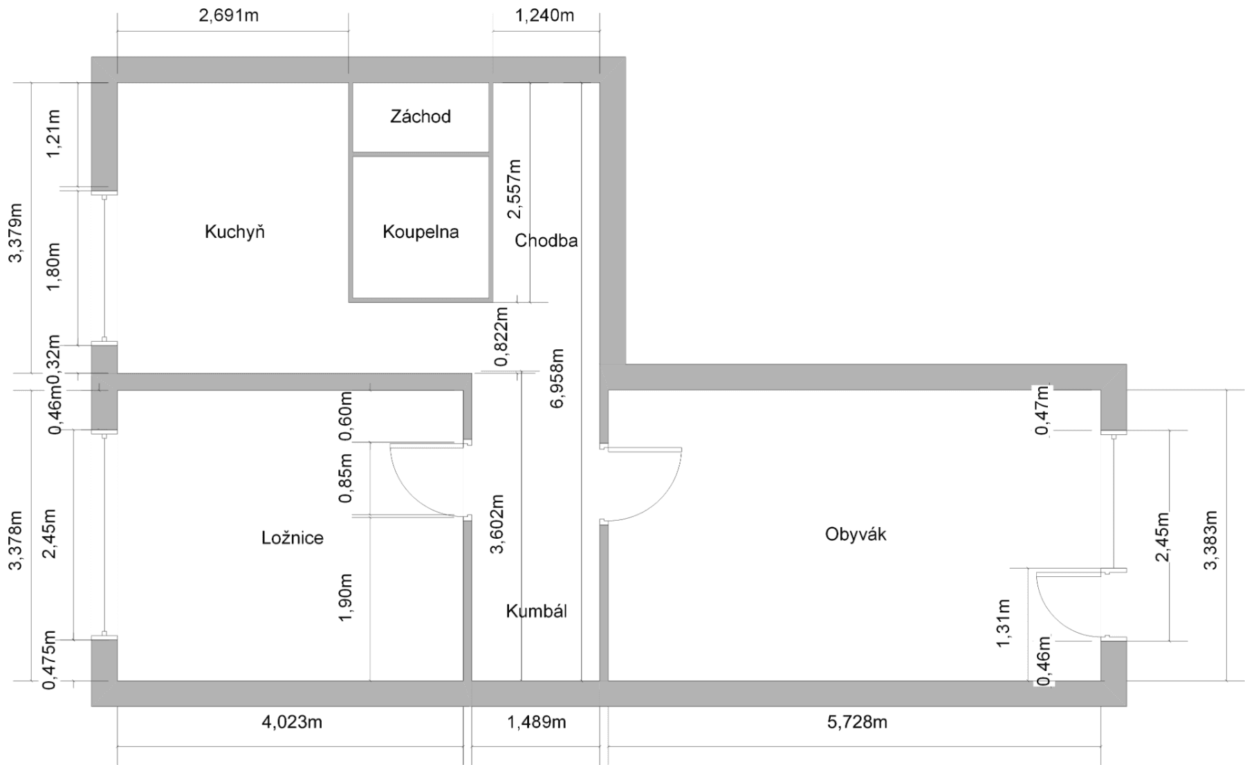 Pronájem bytu 2+1 56 m², Pod Bání, Praha, Praha Pronájem bytu 2+1 56 m², Pod Bání, Praha, Praha