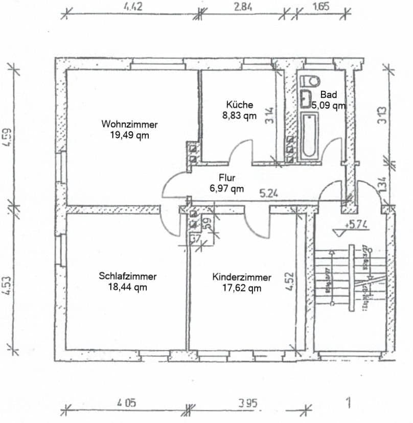 Prodej bytu 3+1 77 m², Erfurt, Durynsko Prodej bytu 3+1 77 m², Erfurt, Durynsko