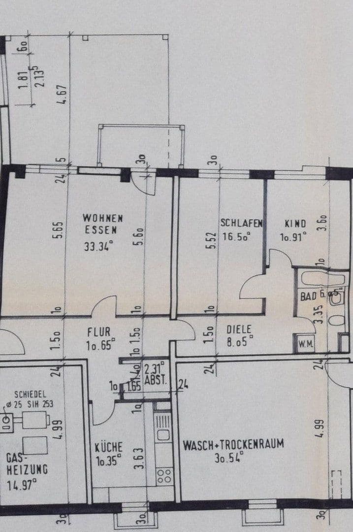 Pronájem bytu 3+1 99 m², Bad Soden-Salmünster, Hessen Pronájem bytu 3+1 99 m², Bad Soden-Salmünster, Hessen
