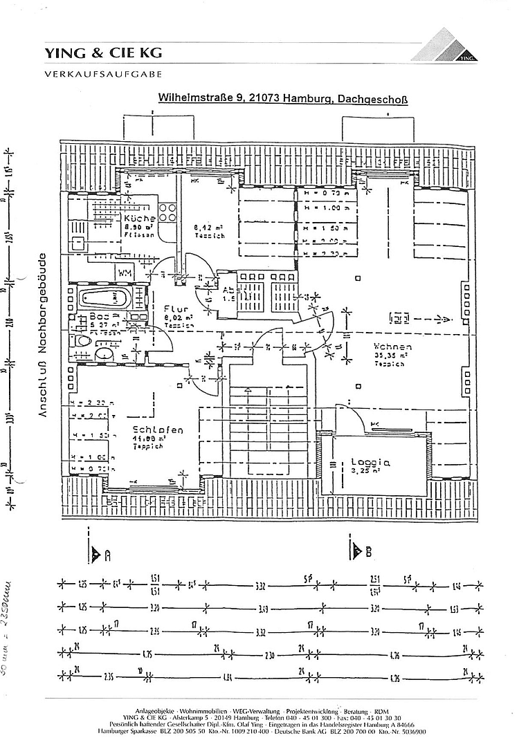 Prodej bytu 2+kk 83 m², Wilhelmstraße 9, Hamburg, Hamburg Prodej bytu 2+kk 83 m², Wilhelmstraße 9, Hamburg, Hamburg