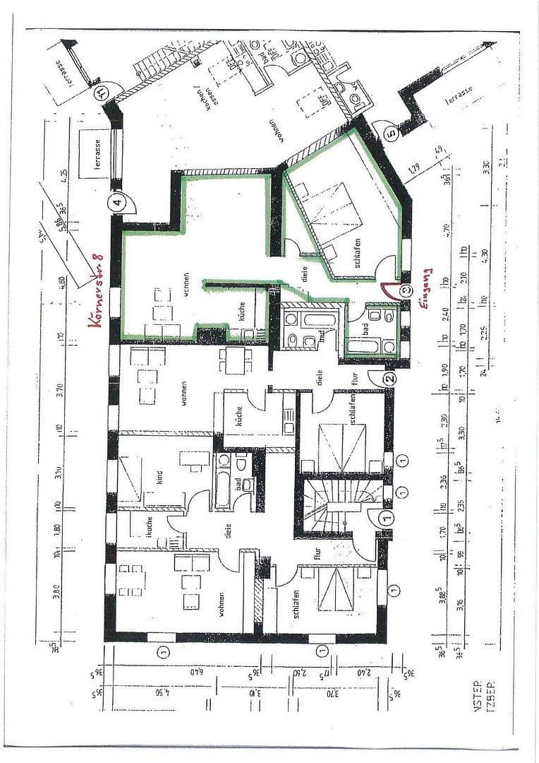 Prodej bytu 2+1 71 m², Körnerstraße 8, Augsburg, Bavorsko Prodej bytu 2+1 71 m², Körnerstraße 8, Augsburg, Bavorsko