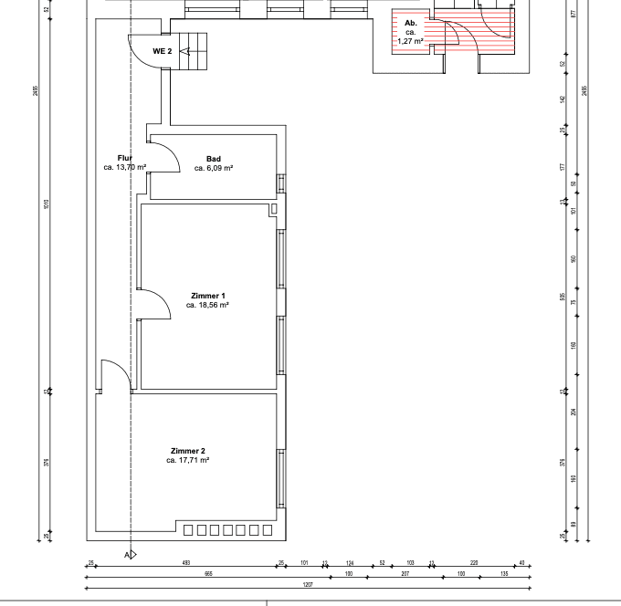 Prodej bytu 2+1 57 m², Steinstraße 15, Herne, Severní Porýní-Vestfálsko Prodej bytu 2+1 57 m², Steinstraße 15, Herne, Severní Porýní-Vestfálsko