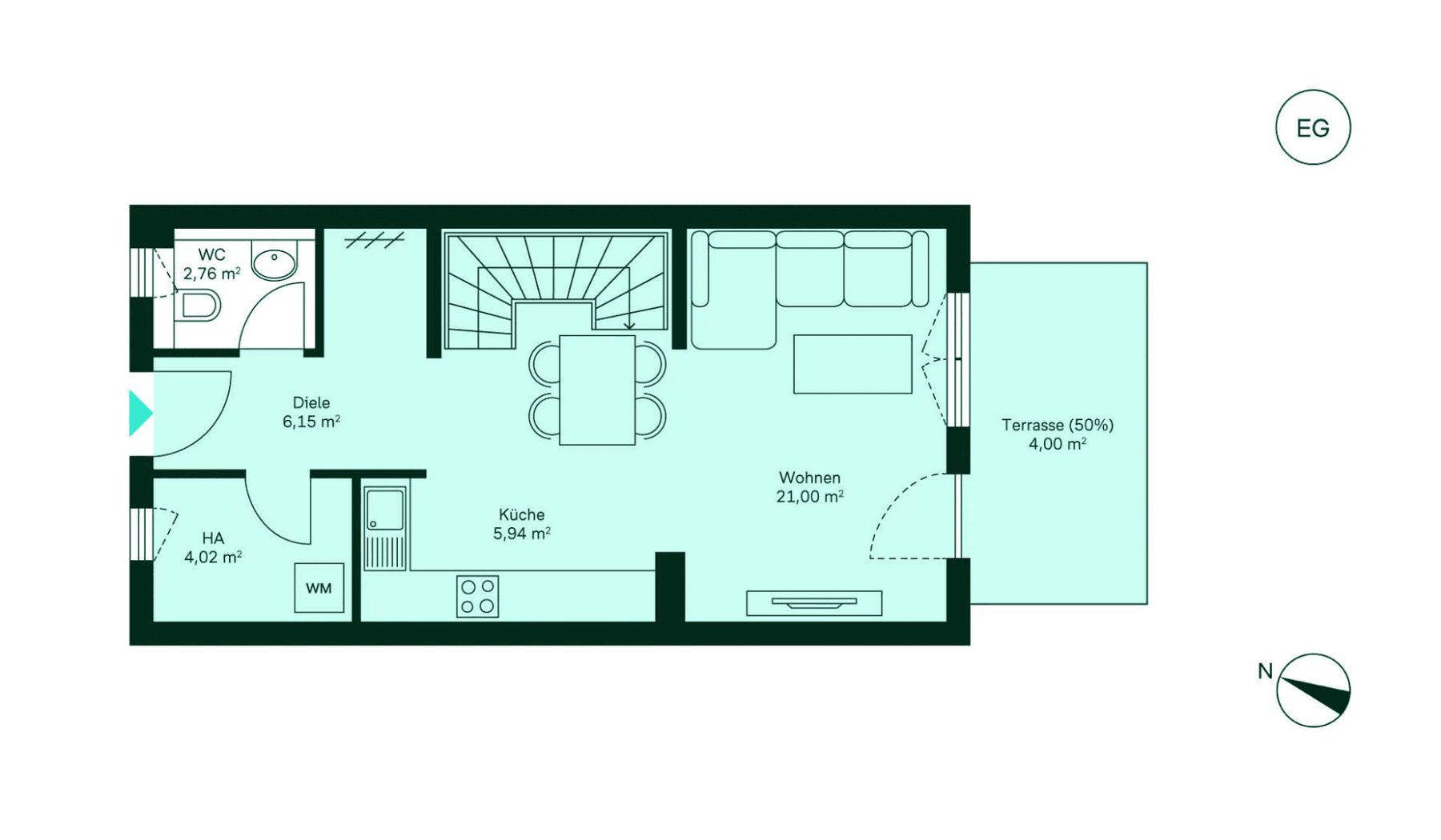 Pronájem domu 114 m², pozemek 232 m², Zossen, Braniborsko Pronájem domu 114 m², pozemek 232 m², Zossen, Braniborsko