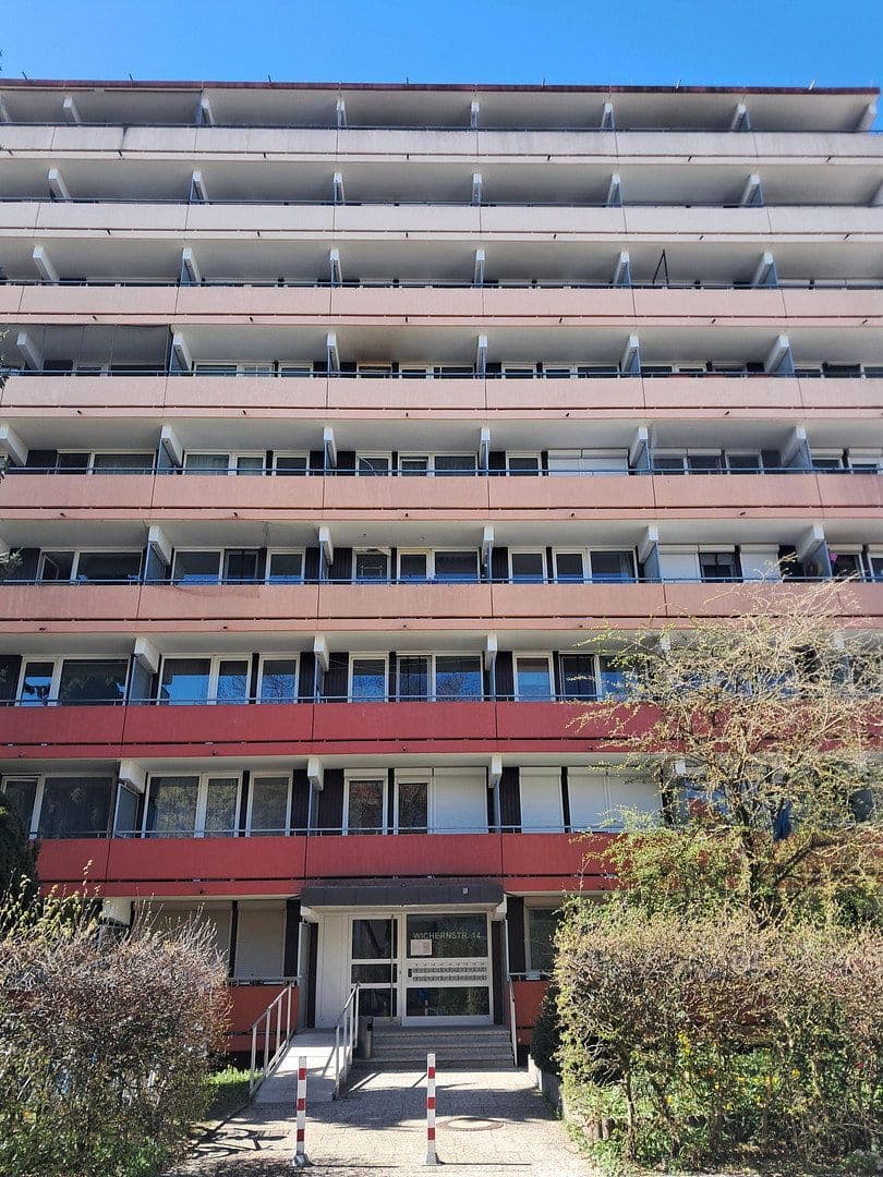 Pronájem bytu 1+1 29 m², Wichernstr. 14, Erlangen, Bavorsko Pronájem bytu 1+1 29 m², Wichernstr. 14, Erlangen, Bavorsko