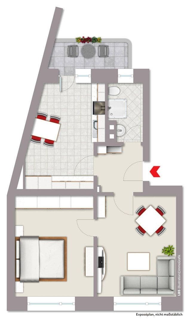 Prodej bytu 2+1 57 m², Wormser Str. 49, Köln, Severní Porýní-Vestfálsko Prodej bytu 2+1 57 m², Wormser Str. 49, Köln, Severní Porýní-Vestfálsko