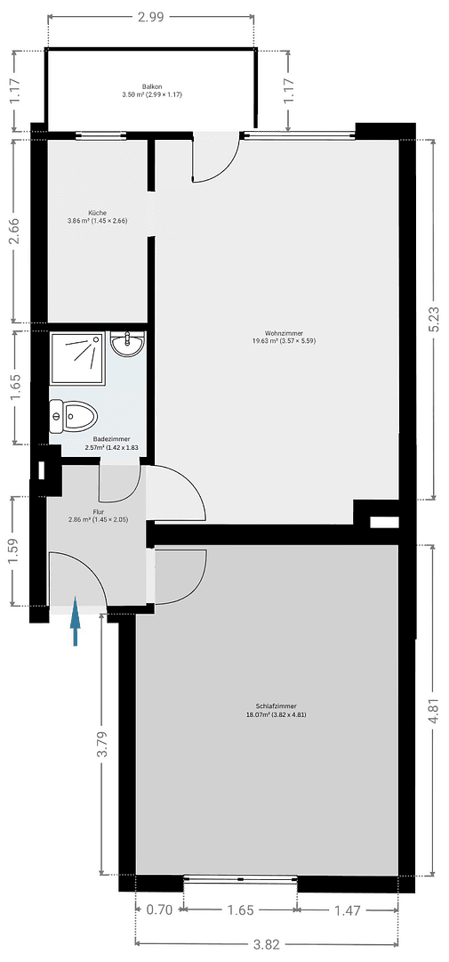 Prodej bytu 2+1 49 m², Elisenstraße 22, Hamburg, Hamburg Prodej bytu 2+1 49 m², Elisenstraße 22, Hamburg, Hamburg