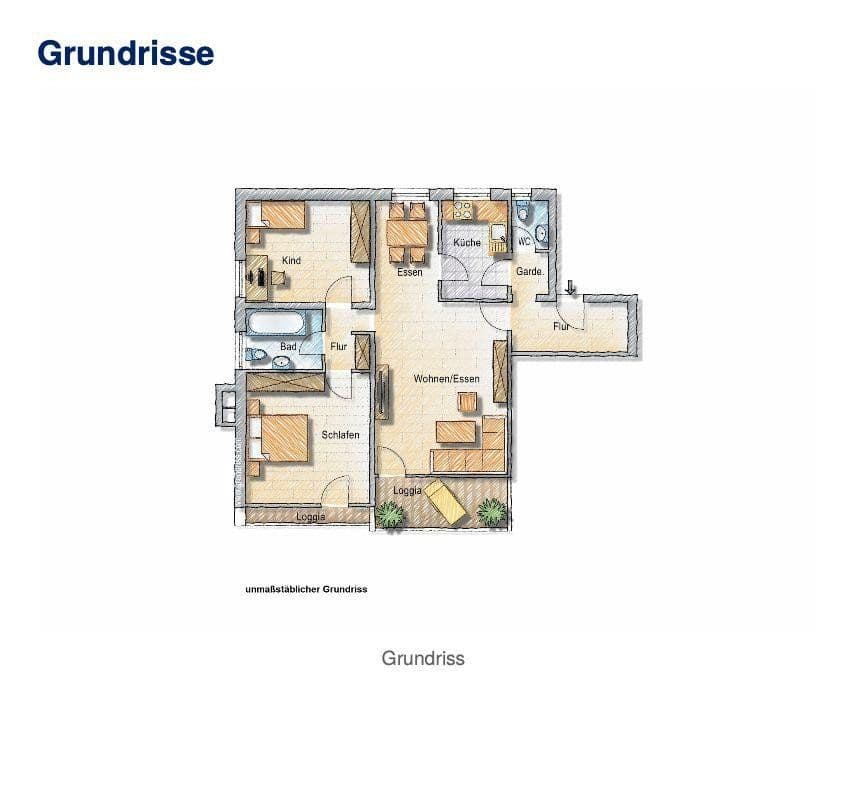 Pronájem bytu 3+1 86 m², Bierwirth's Wiese 11, Celle, Dolní Sasko Pronájem bytu 3+1 86 m², Bierwirth's Wiese 11, Celle, Dolní Sasko
