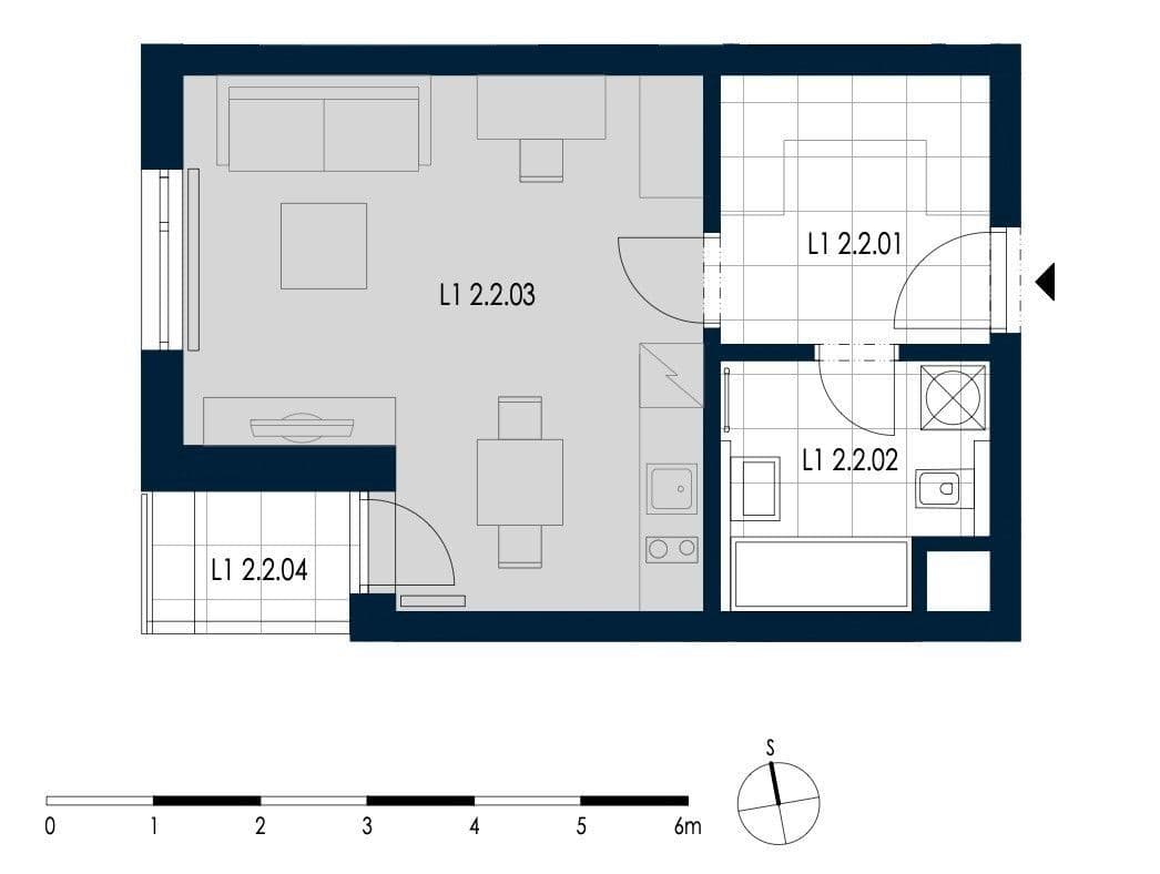 Pronájem bytu 1+kk 38 m², Strnadových, Praha, Praha Pronájem bytu 1+kk 38 m², Strnadových, Praha, Praha