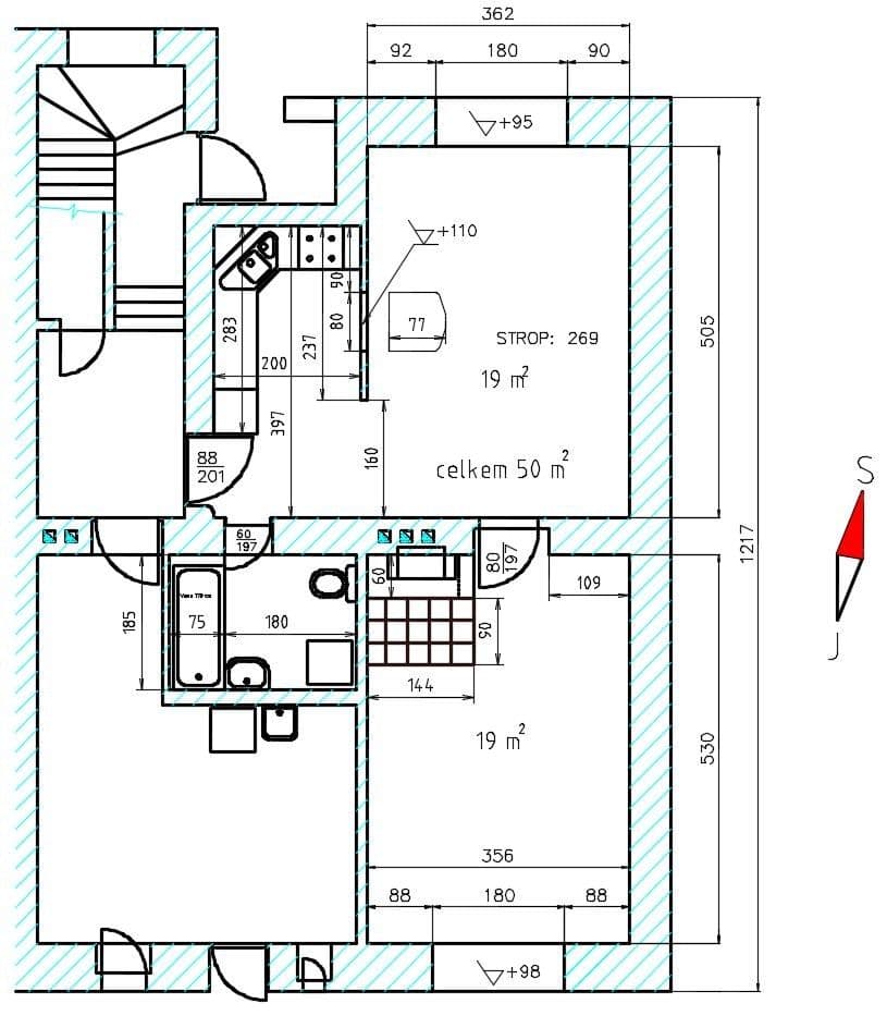 Pronájem bytu 2+kk 50 m², Šultysova, Praha, Praha Pronájem bytu 2+kk 50 m², Šultysova, Praha, Praha