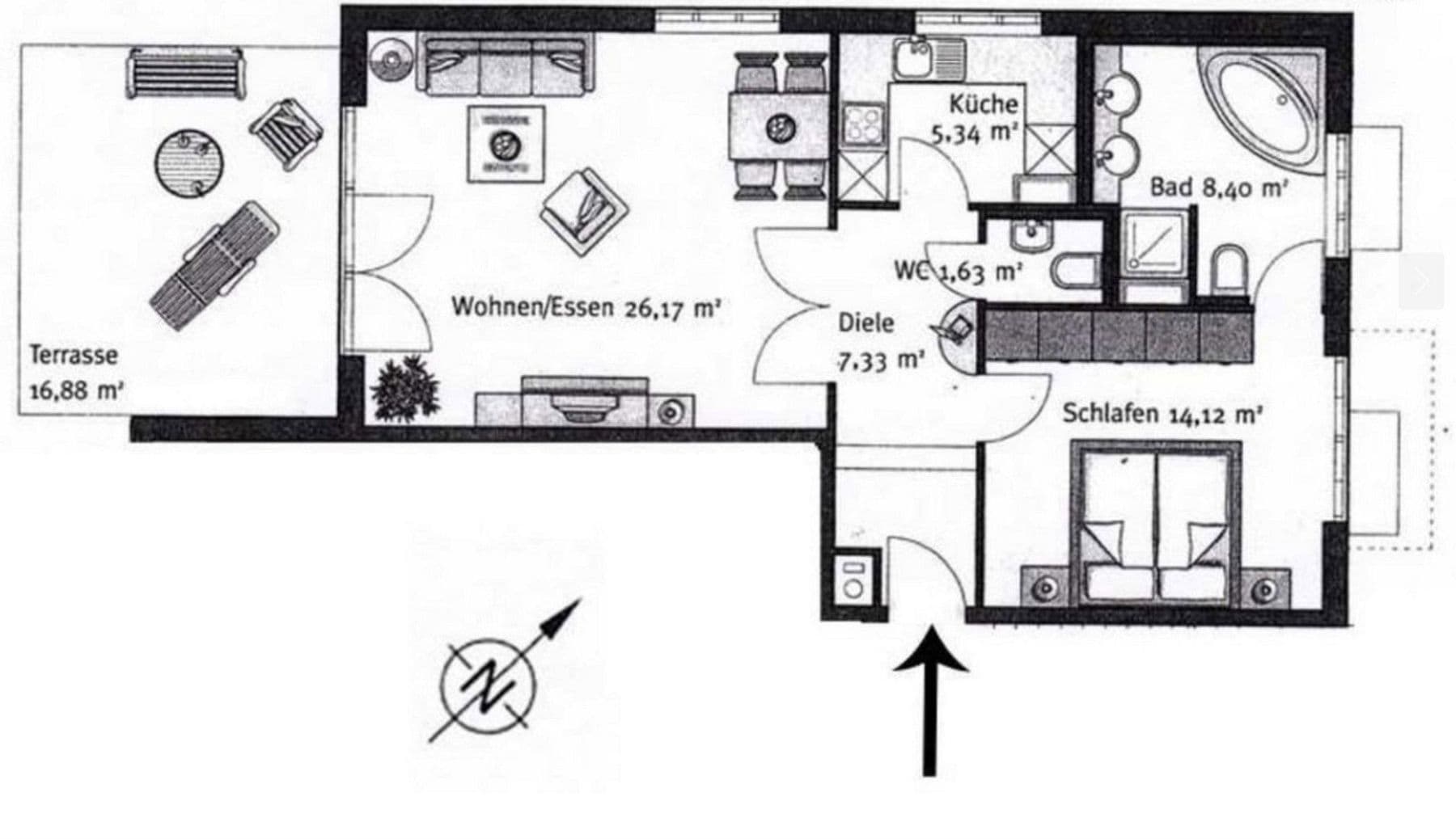 Pronájem bytu 2+1 71 m², München, Bavorsko Pronájem bytu 2+1 71 m², München, Bavorsko