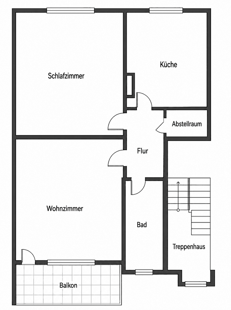 Pronájem bytu 2+1 52 m², Ackerstraße 22, Oberhausen, Severní Porýní-Vestfálsko Pronájem bytu 2+1 52 m², Ackerstraße 22, Oberhausen, Severní Porýní-Vestfálsko