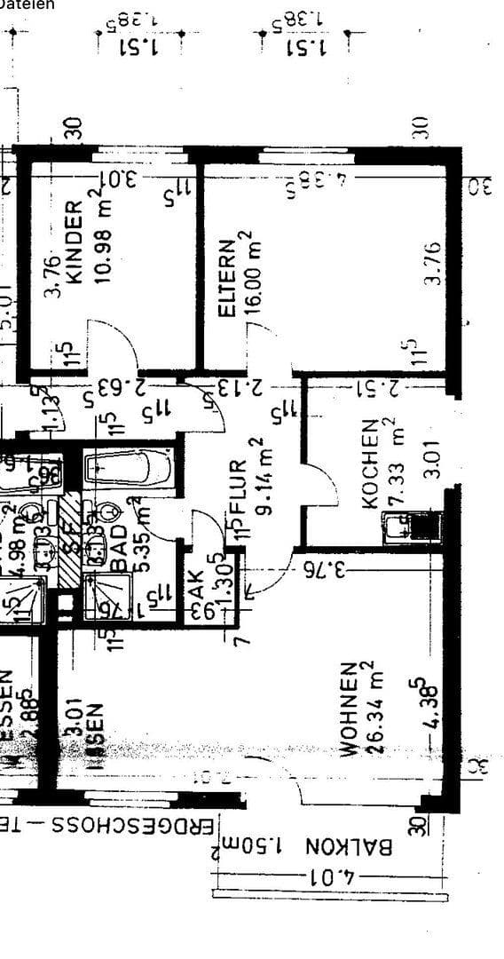 Prodej bytu 3+1 80 m², Bielefeld, Severní Porýní-Vestfálsko Prodej bytu 3+1 80 m², Bielefeld, Severní Porýní-Vestfálsko