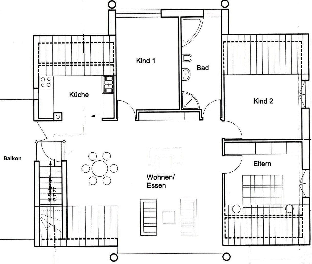 Pronájem domu 115 m², pozemek 950 m², Hirschaid, Bavorsko Pronájem domu 115 m², pozemek 950 m², Hirschaid, Bavorsko