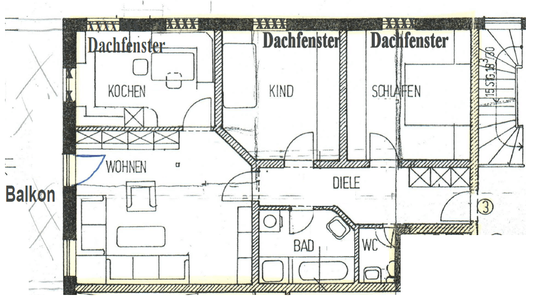 Pronájem bytu 3+1 80 m², Königsdorf, Bavorsko Pronájem bytu 3+1 80 m², Königsdorf, Bavorsko