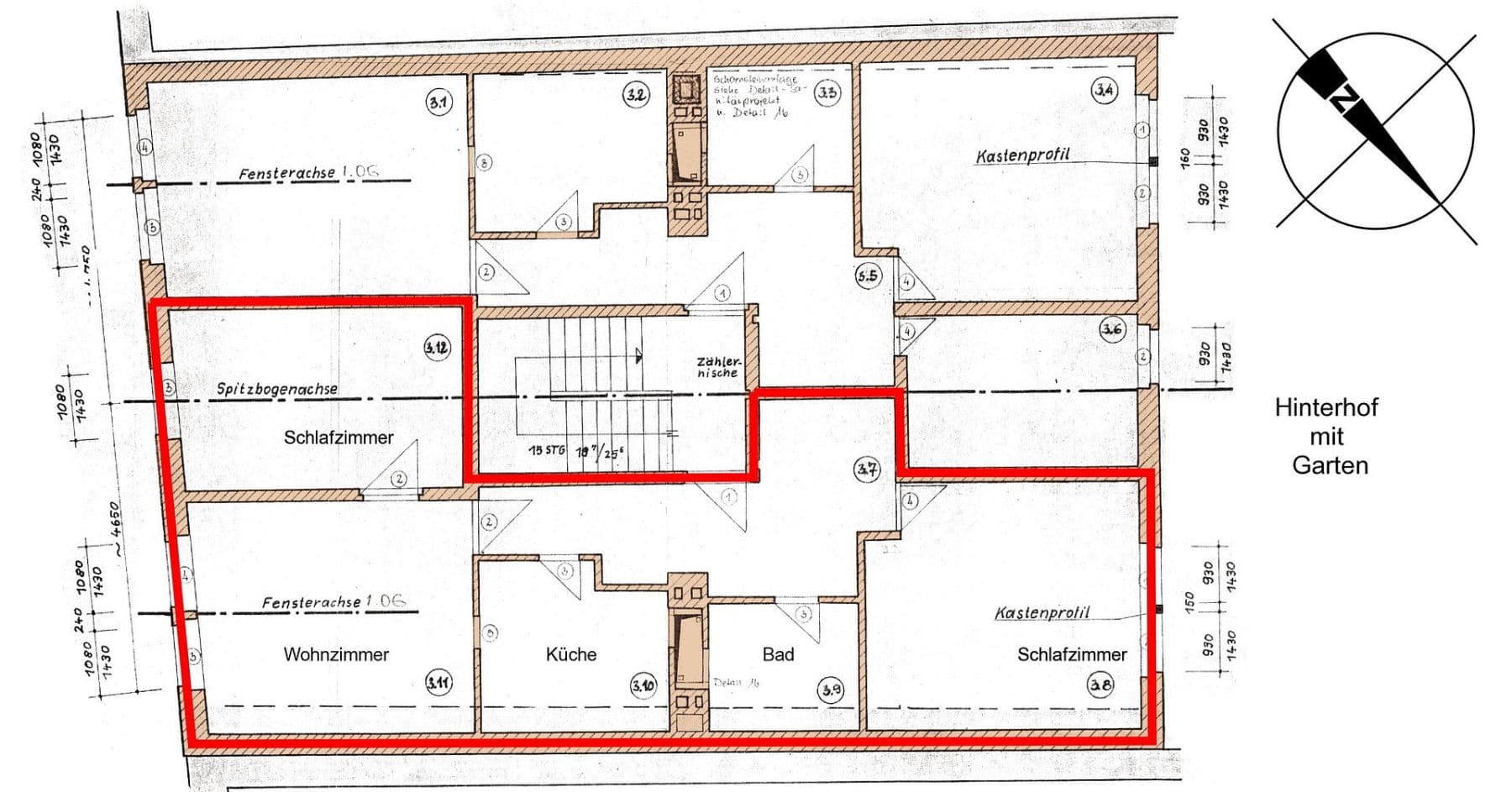 Pronájem bytu 3+1 72 m², Langenstraße 71, Stralsund, Mecklenburg-Vorpommern Pronájem bytu 3+1 72 m², Langenstraße 71, Stralsund, Mecklenburg-Vorpommern