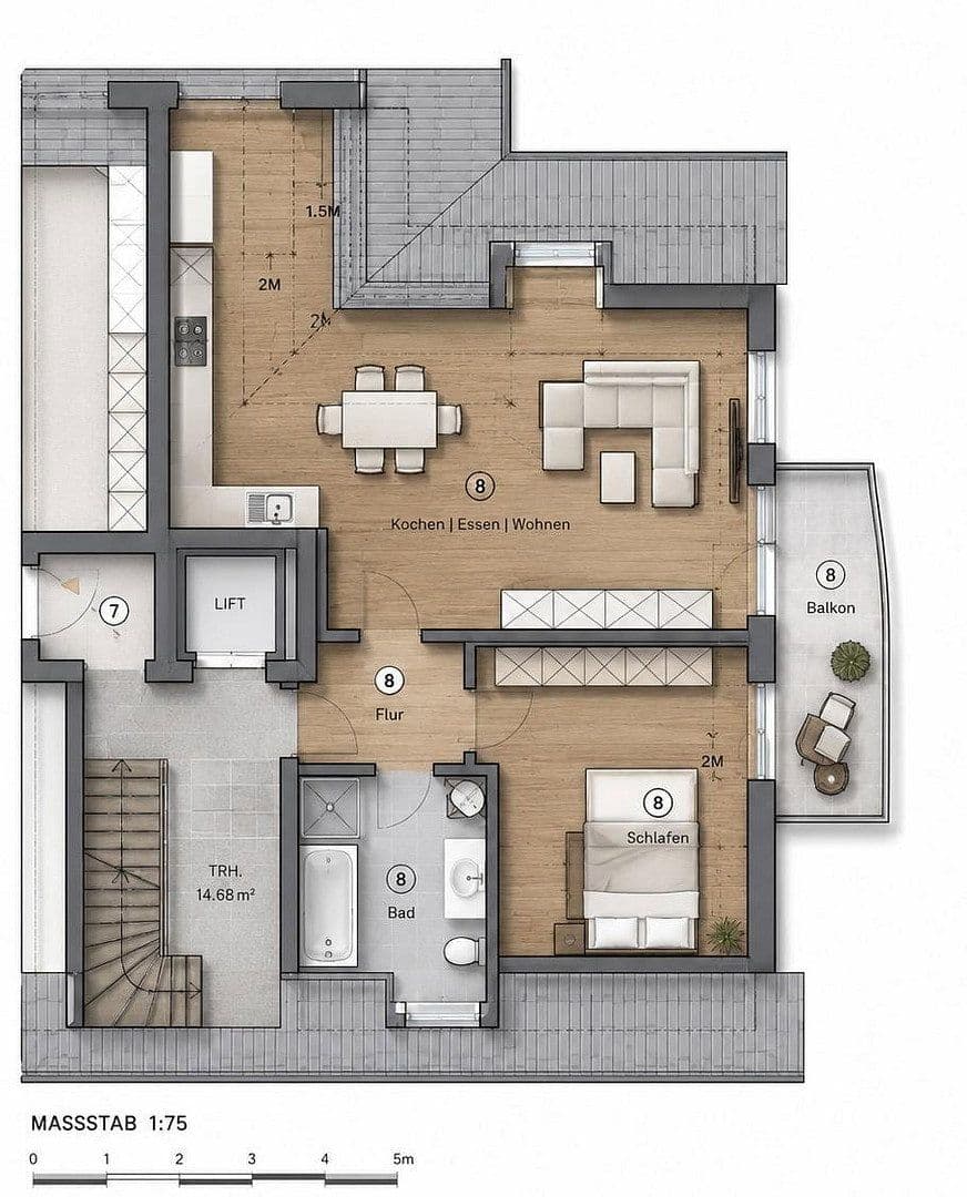 Prodej bytu 2+1 66 m², Siedlerstr. 15, Fürstenfeldbruck, Bavorsko Prodej bytu 2+1 66 m², Siedlerstr. 15, Fürstenfeldbruck, Bavorsko