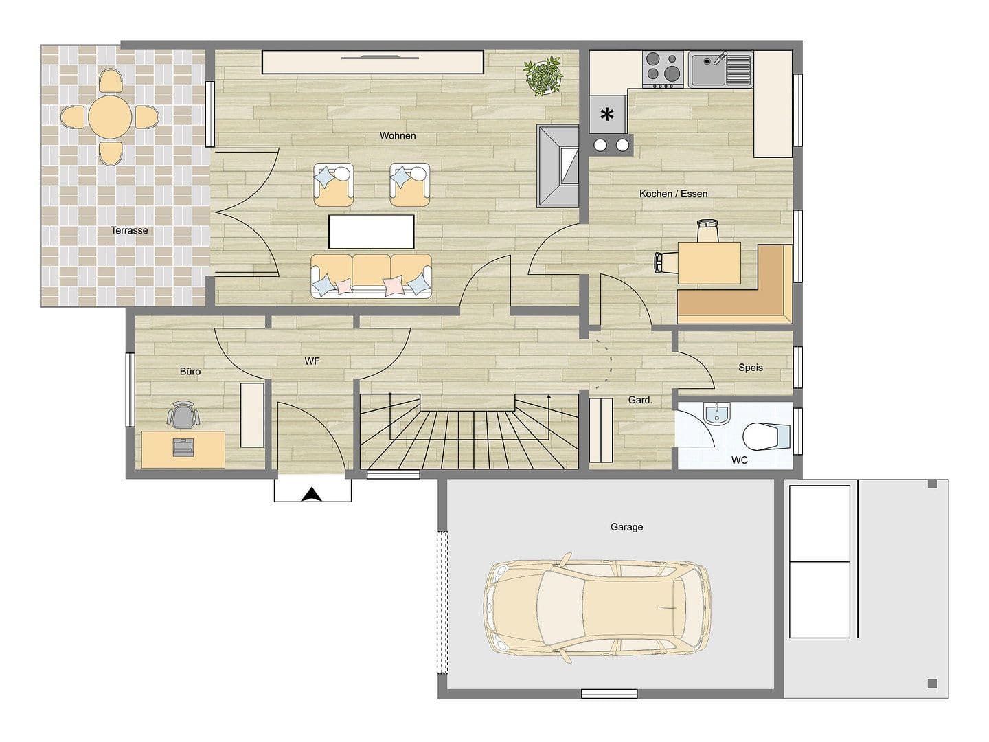 Pronájem domu 122 m², pozemek 422 m², Altomünster, Bavorsko Pronájem domu 122 m², pozemek 422 m², Altomünster, Bavorsko