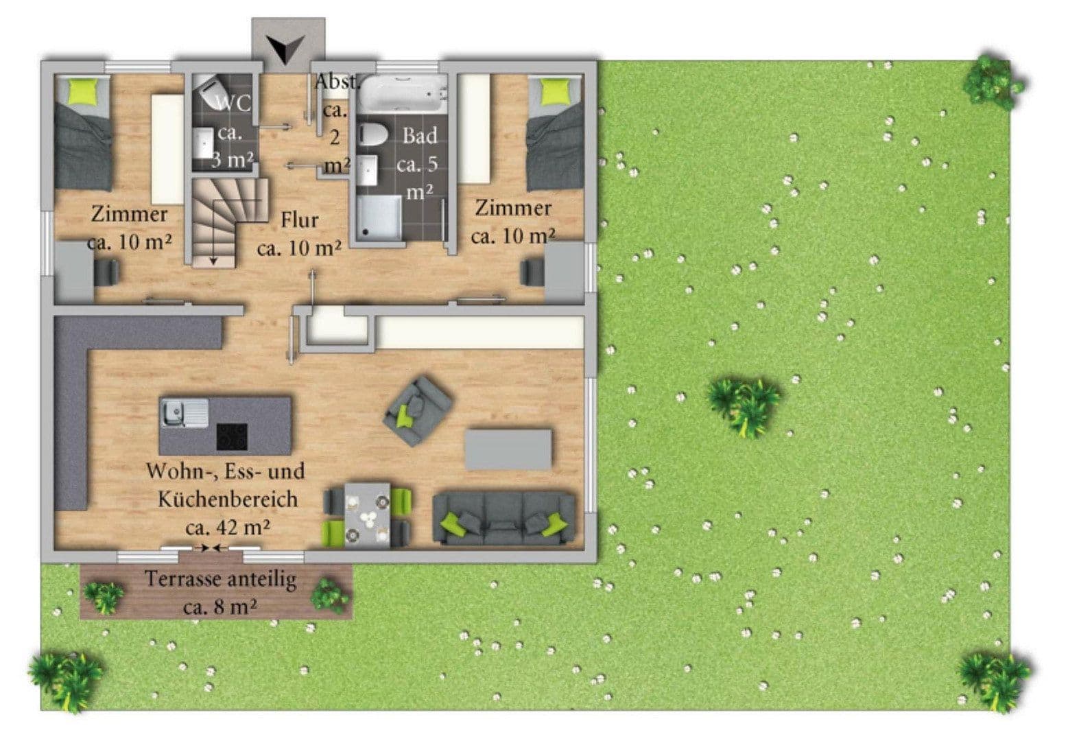 Prodej domu 90 m², pozemek 491 m², Gokels, Šlesvicko-Holštýnsko Prodej domu 90 m², pozemek 491 m², Gokels, Šlesvicko-Holštýnsko