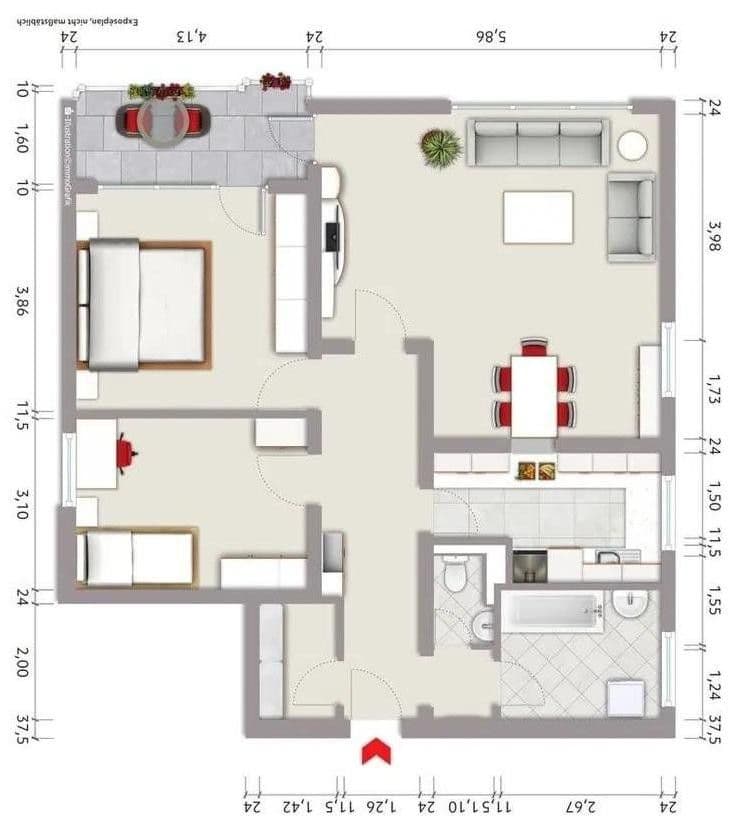 Pronájem bytu 3+kk 89 m², Kästnerstr. 4, Bietigheim-Bissingen, Bádensko-Württembersko Pronájem bytu 3+kk 89 m², Kästnerstr. 4, Bietigheim-Bissingen, Bádensko-Württembersko