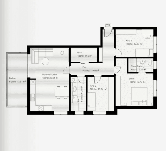 Prodej bytu 4+1 103 m², Virchowstraße 6, Wetzlar, Hessen Prodej bytu 4+1 103 m², Virchowstraße 6, Wetzlar, Hessen