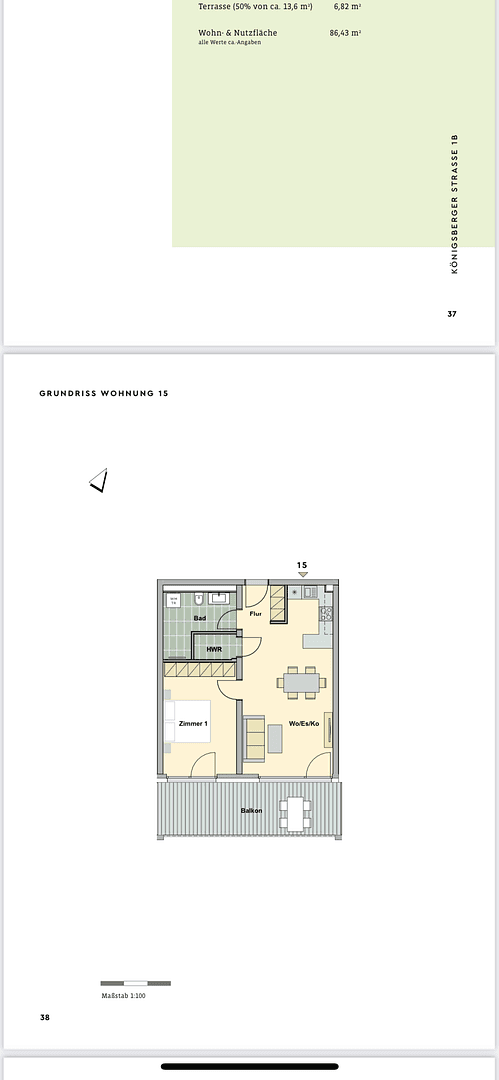 Pronájem bytu 2+1 63 m², Königsbergerstrasse 1b, Bad Schwalbach, Hessen Pronájem bytu 2+1 63 m², Königsbergerstrasse 1b, Bad Schwalbach, Hessen