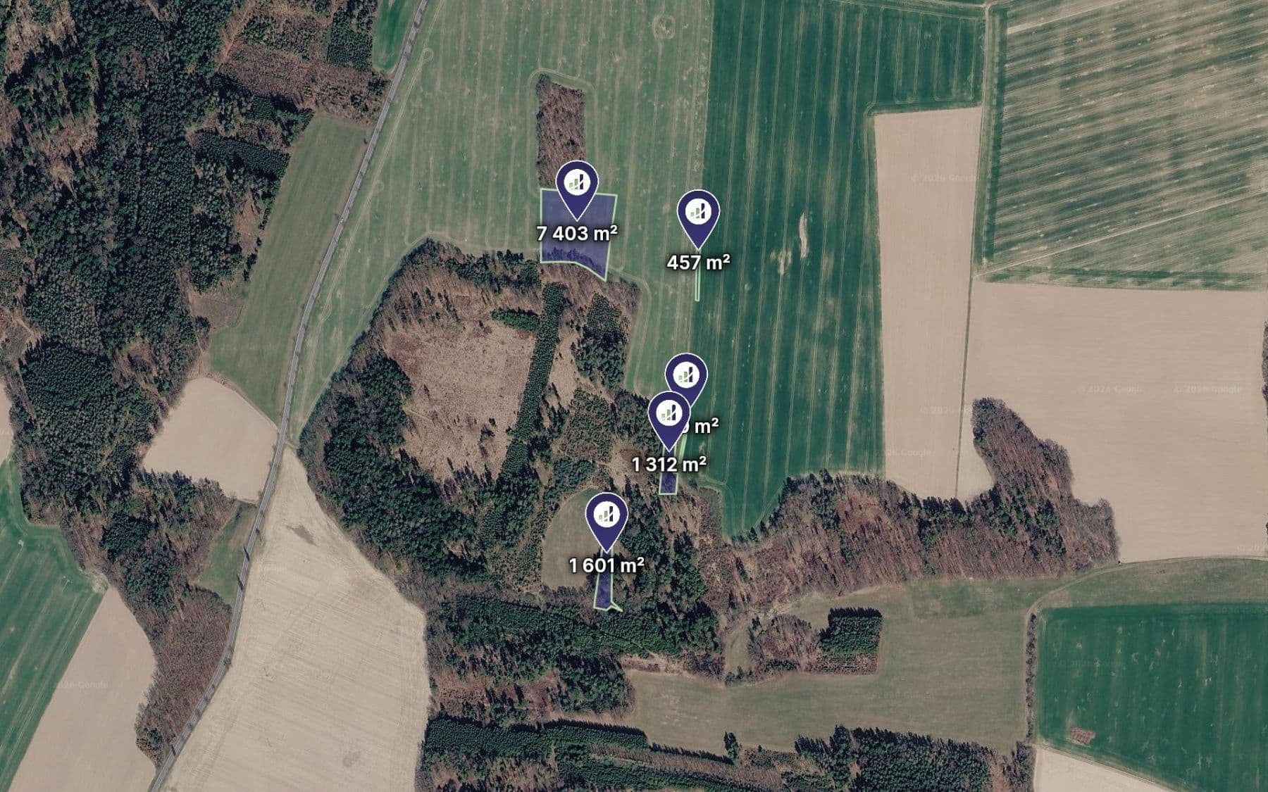 Prodej pozemku 8.833 m², Hvozd, Olomoucký kraj Prodej pozemku 8.833 m², Hvozd, Olomoucký kraj